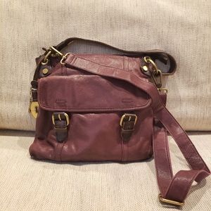 FOSSIL Eggplant Crossbody